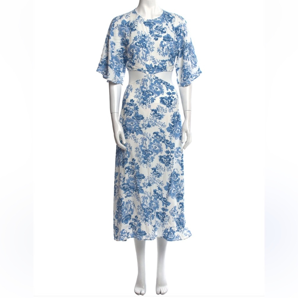 Reformation Benny Dress in Olympia Blue | Sz 0